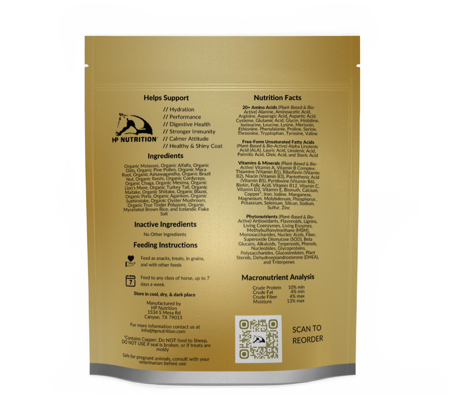 HP90 Horse Treats | 1 lb Bag